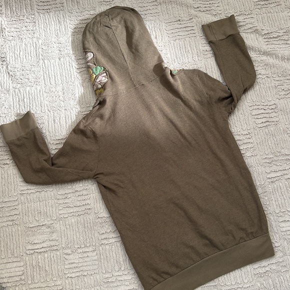 Lacey J sweatshirt hoodie hand crafted unique design Size Medium - Picture 11 of 16